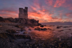 amanecer Torre de la Sal pano